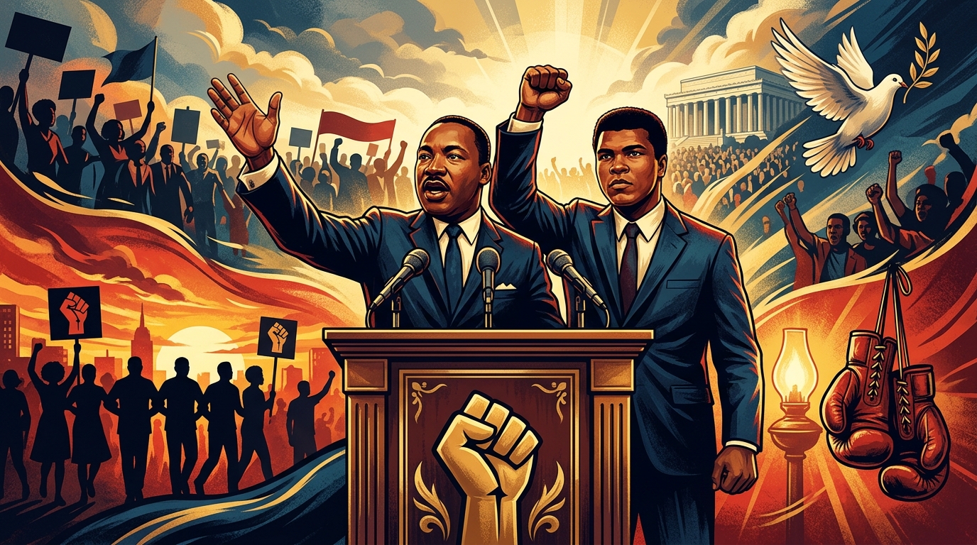 Nasc. MLK Jr. (1929) / Muhammad Ali (1942)