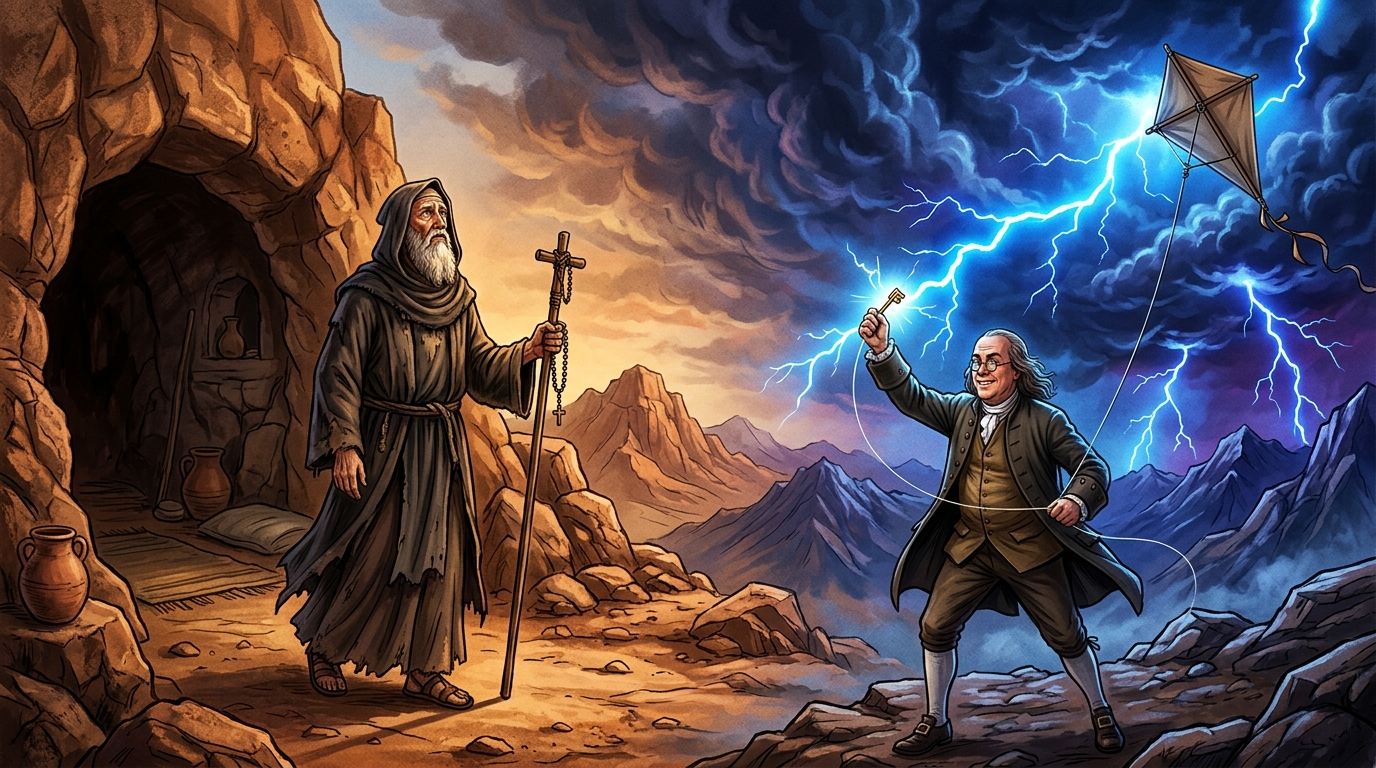 Santo Antão / Nasc. Benjamin Franklin (1706)
