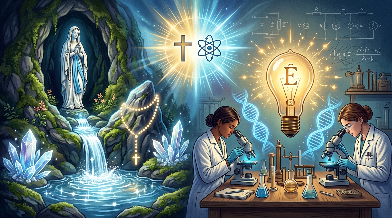 Nossa Senhora de Lourdes / Mulheres na Ciência / Edison