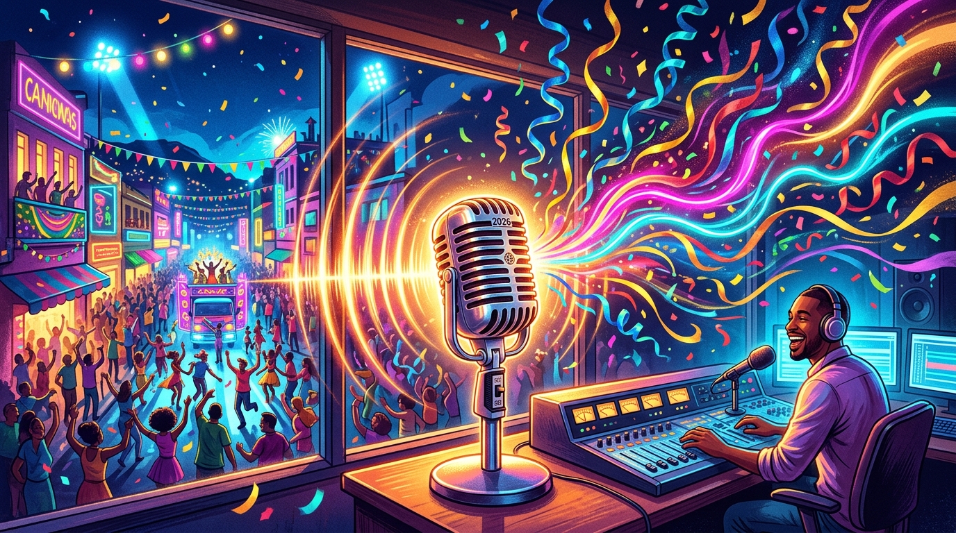 Dia Mundial do Rádio / Abertura do Carnaval 2026