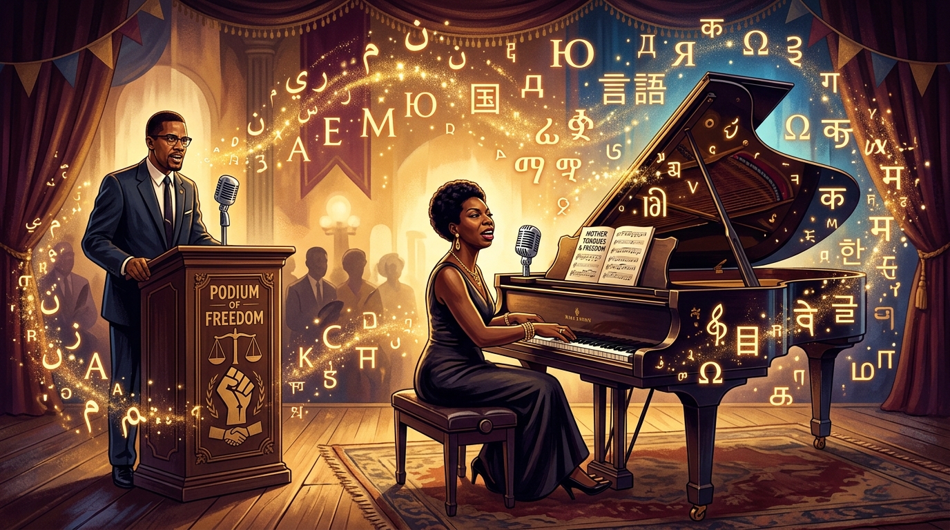 Dia da Língua Materna / Nina Simone / Malcolm X