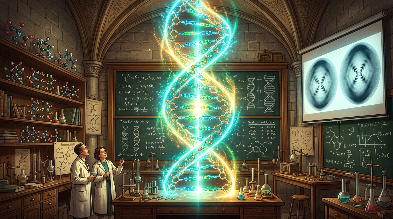 Descoberta da Estrutura do DNA (1953)