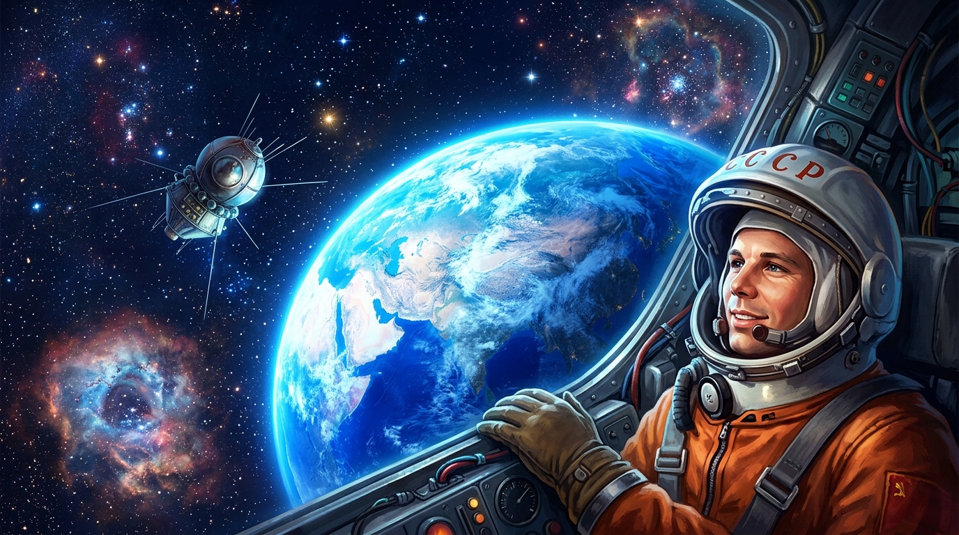 Nasc. Yuri Gagarin (1934 / 1º Homem no Espaço)