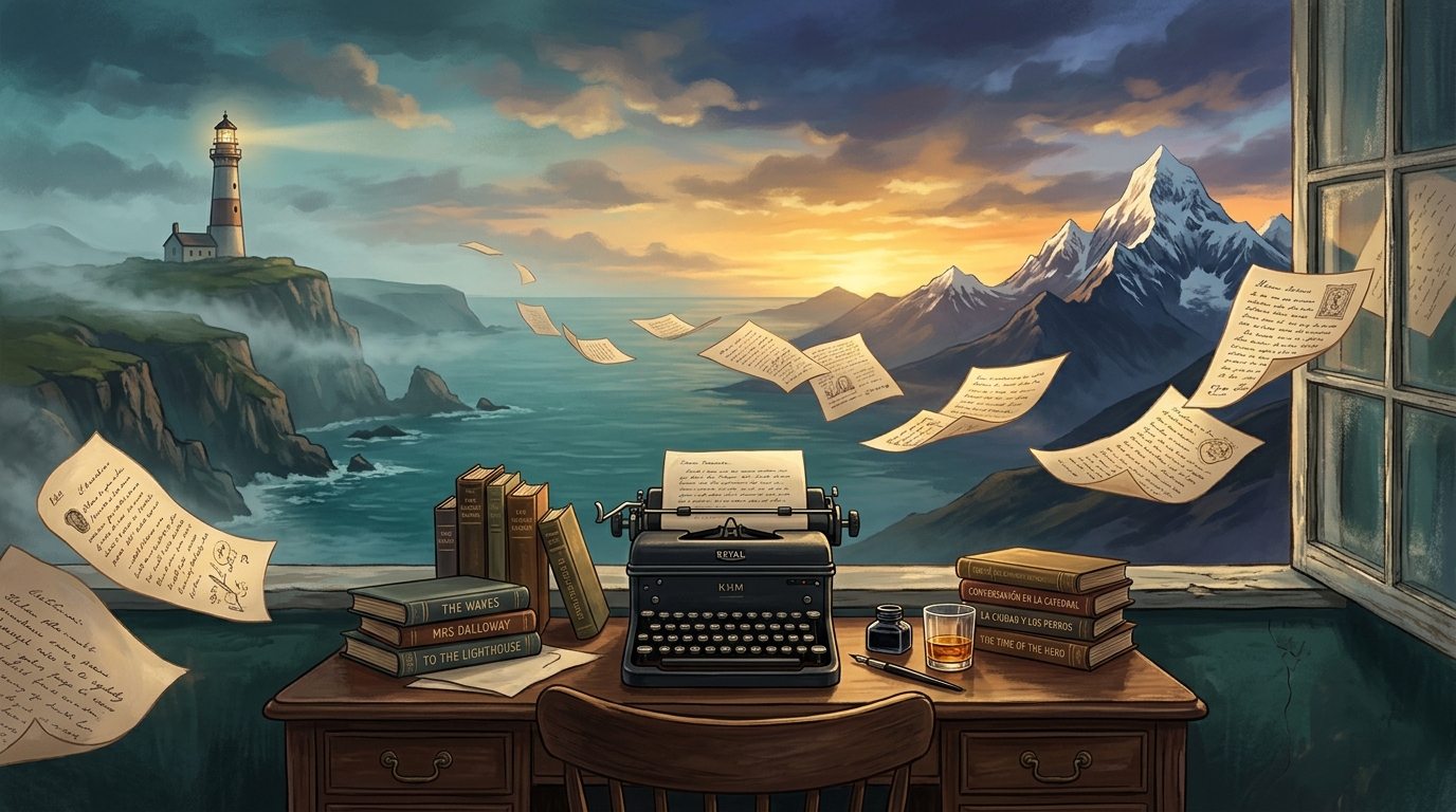 Nasc. Mario Vargas Llosa (1936) / Morte de Virginia Woolf (1941)