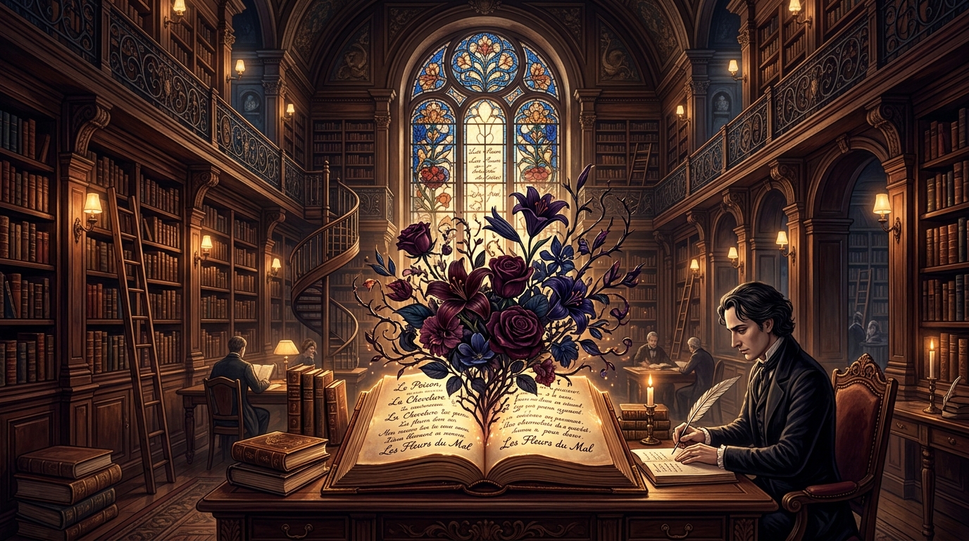 Dia Nacional da Biblioteca / Nasc. Charles Baudelaire (1821)