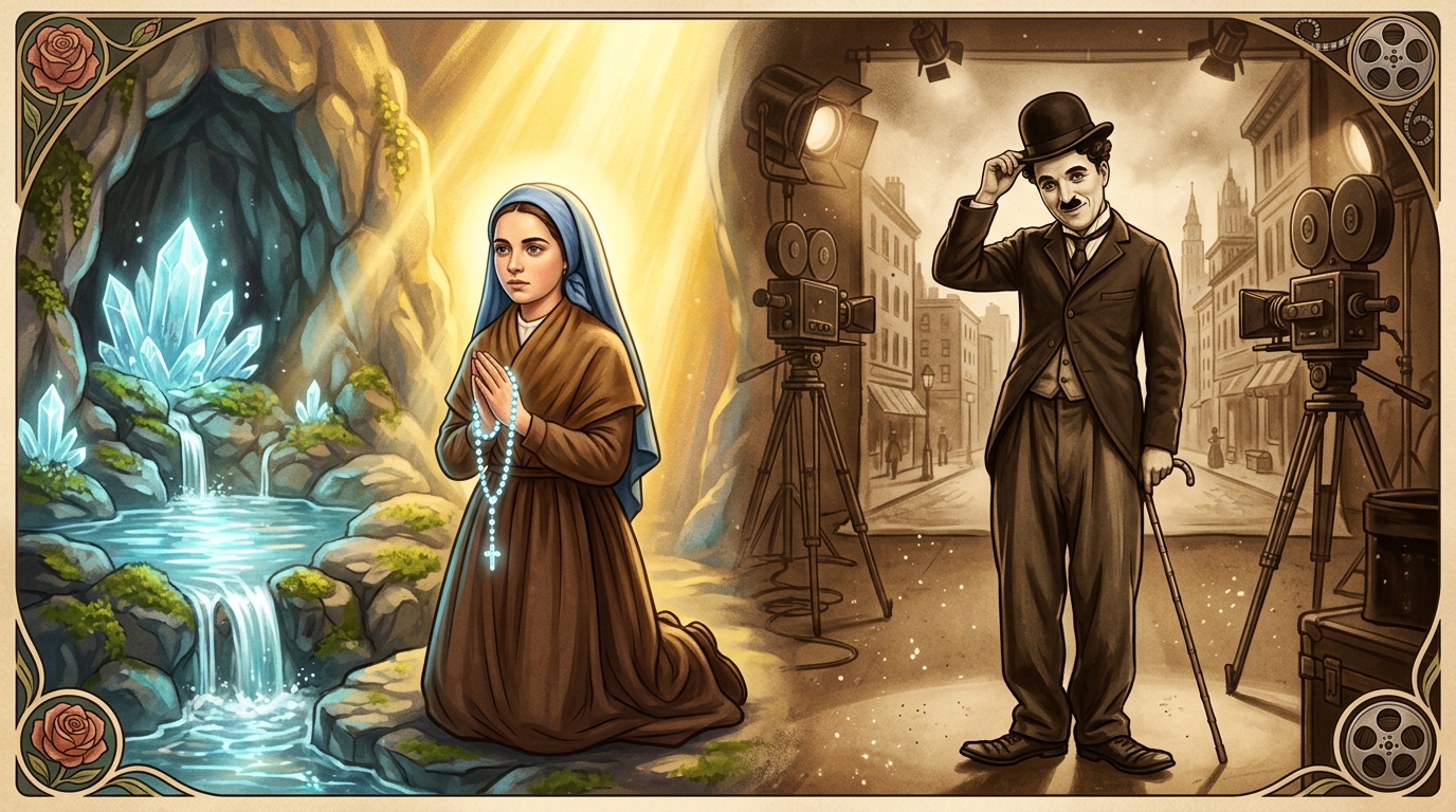 Santa Bernadete de Lourdes / Nasc. Charlie Chaplin (1889)