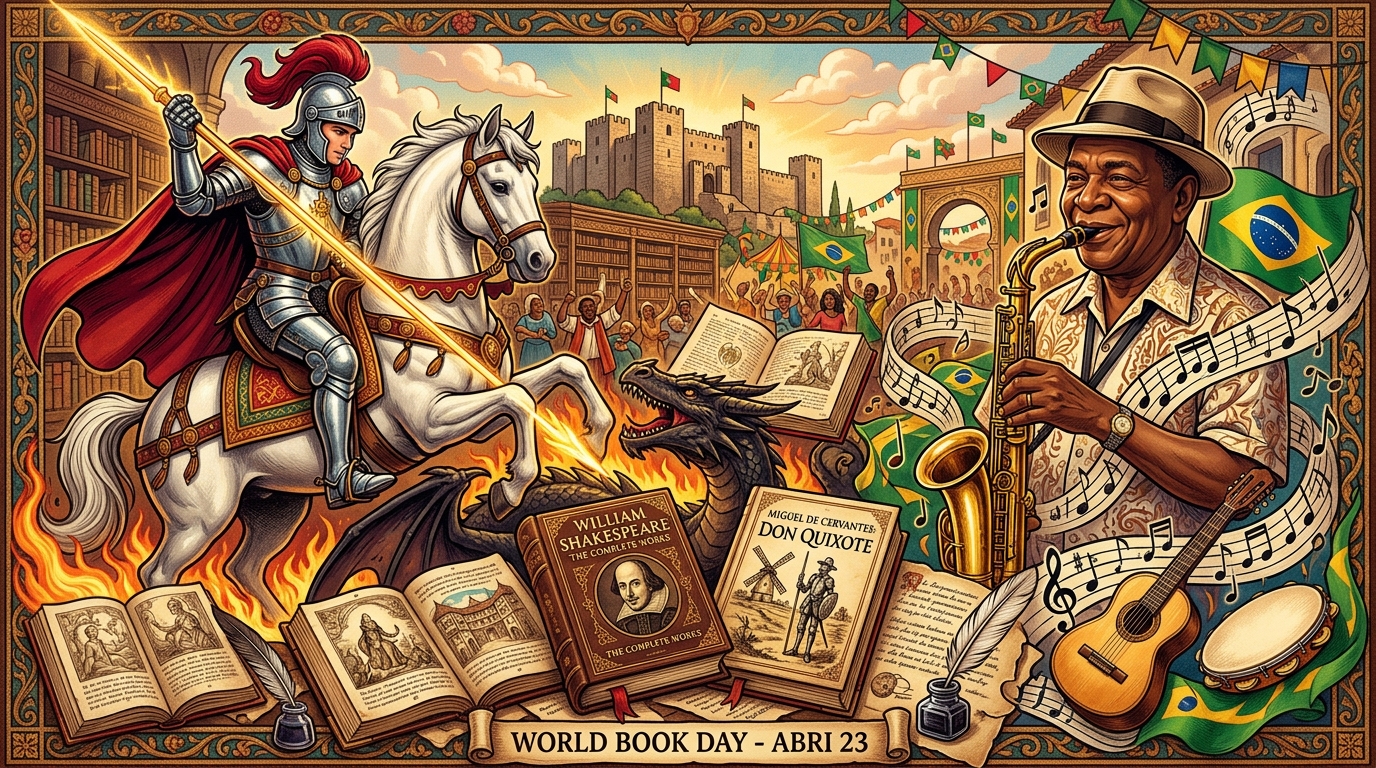 Dia de São Jorge / Dia Mundial do Livro / Dia do Choro