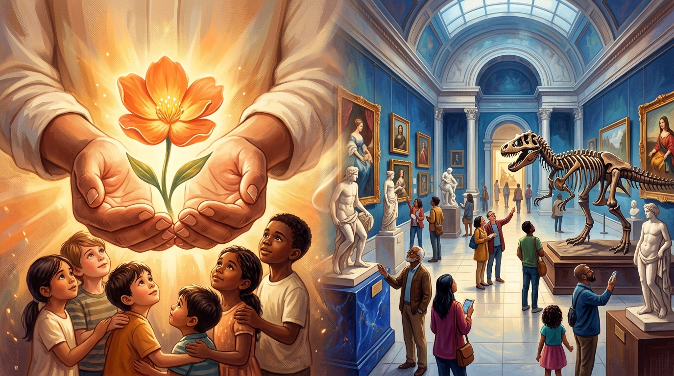 Combate ao Abuso Infantil (Flor Laranja) / Dia dos Museus