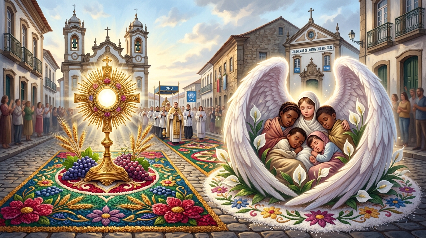 Corpus Christi 2026 / Crianças Vítimas de Agressão (ONU)