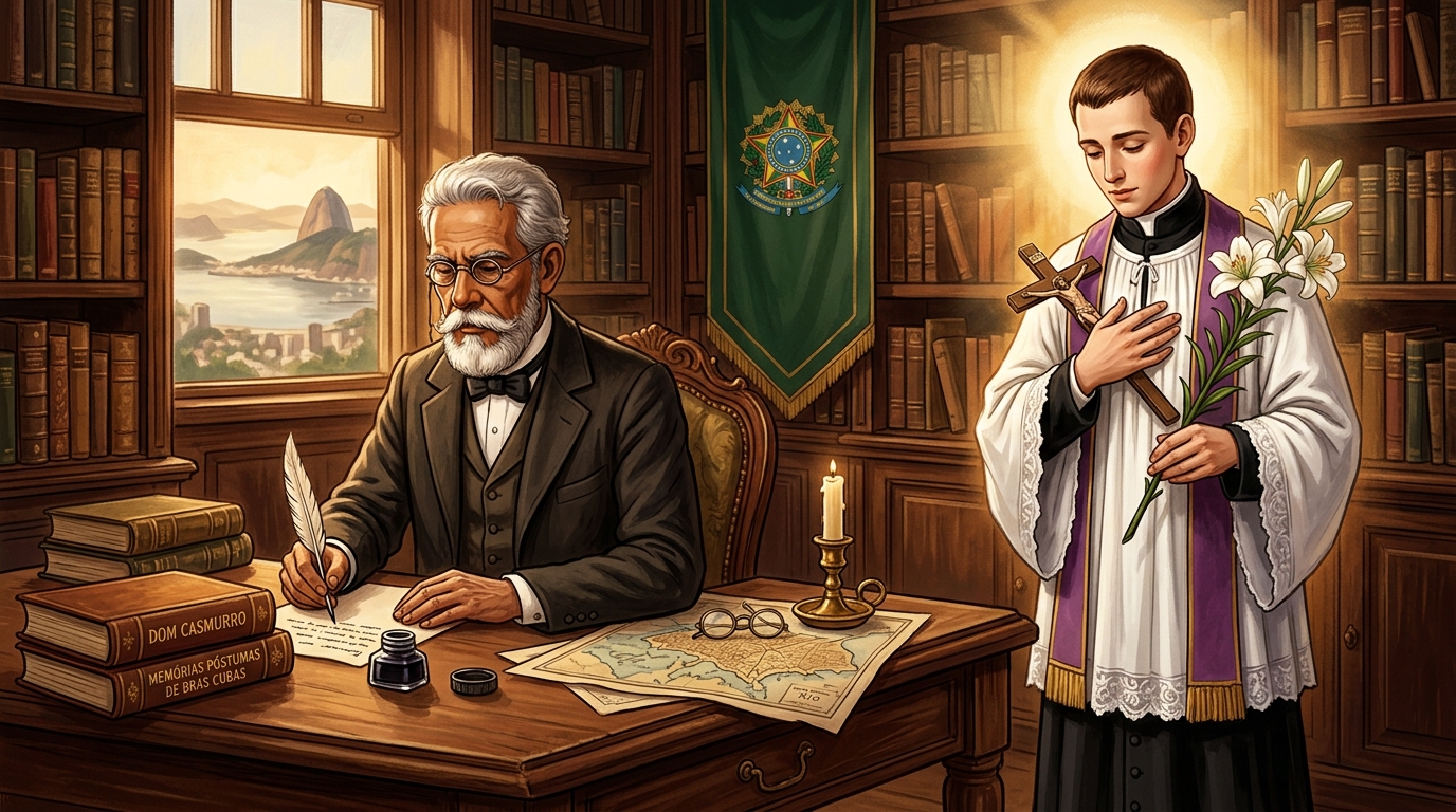 Nasc. Machado de Assis (1839) / São Luís Gonzaga