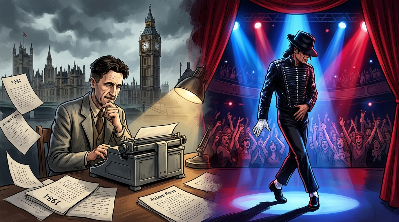 Nasc. George Orwell (1903) / Morte de Michael Jackson (2009)