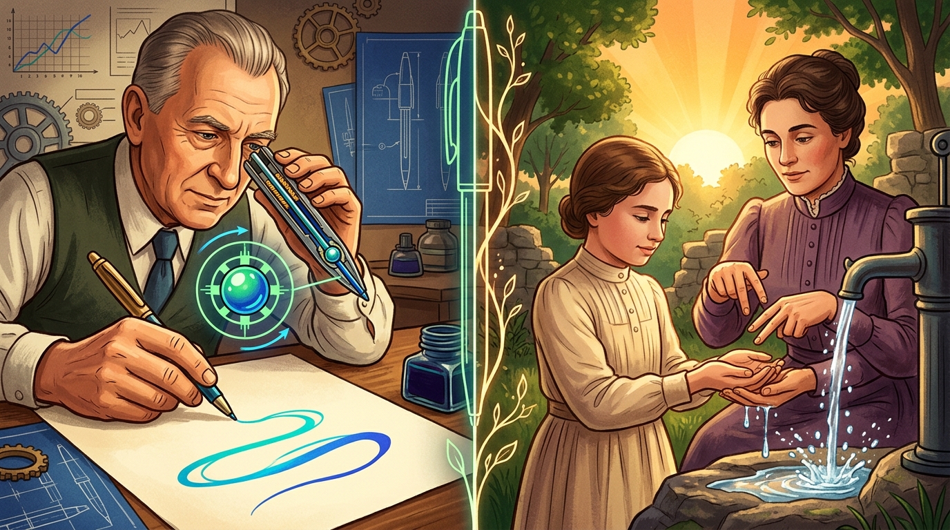 Invenção da Caneta Esferográfica (1938) / Helen Keller (1880)
