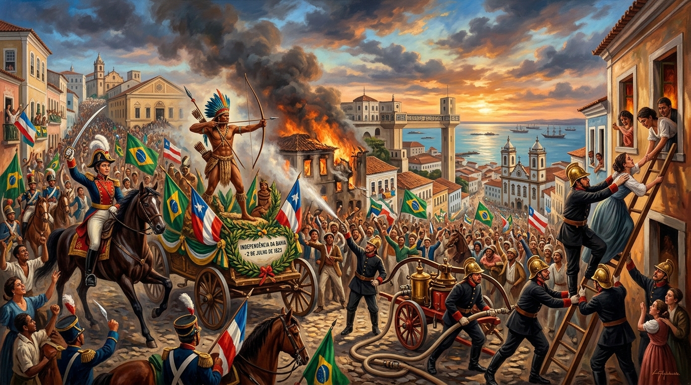 Independência da Bahia (Dois de Julho de 1823) / Dia do Bombeiro Brasileiro