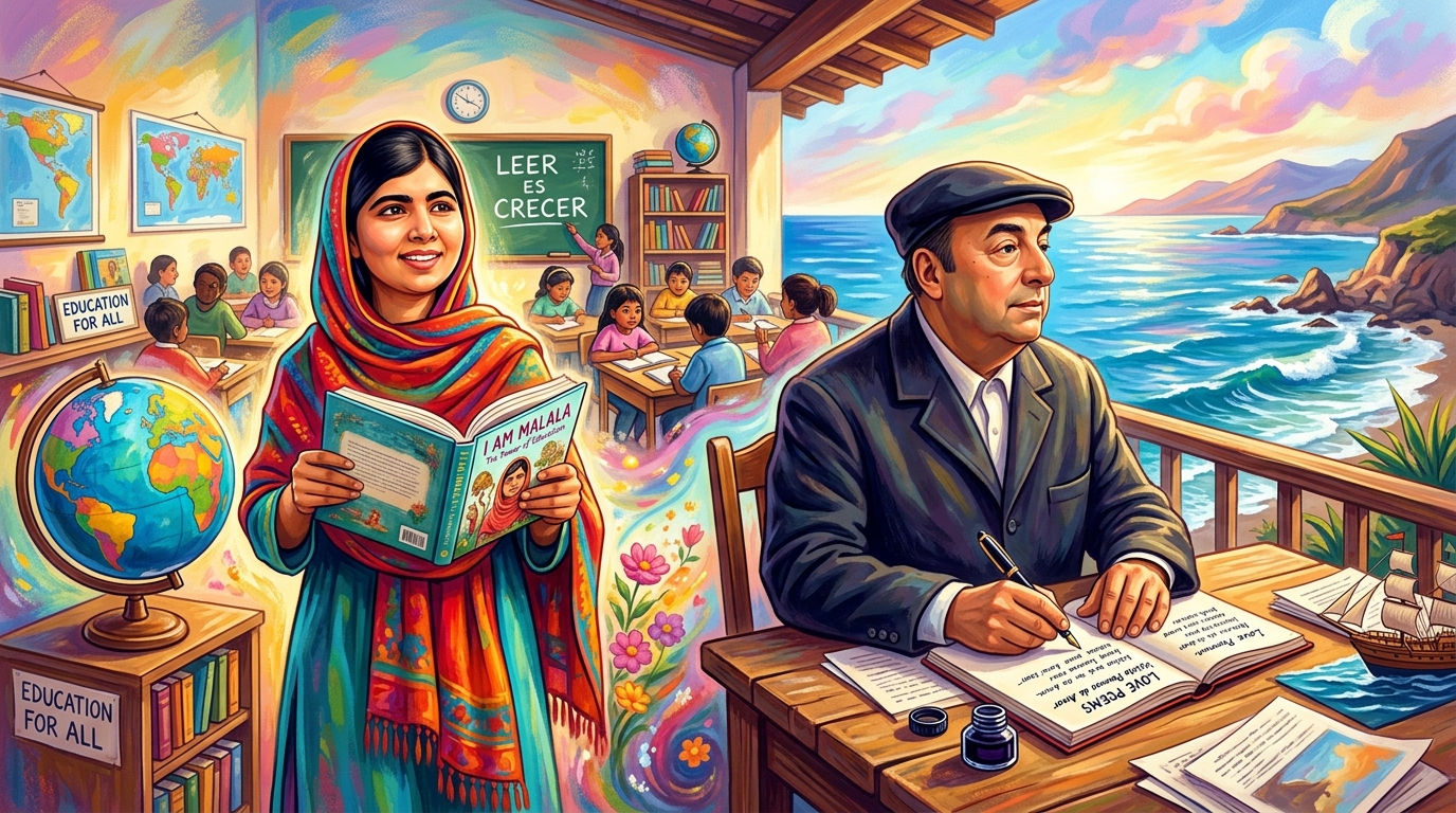 Malala Yousafzai (1997) / Pablo Neruda (1904)