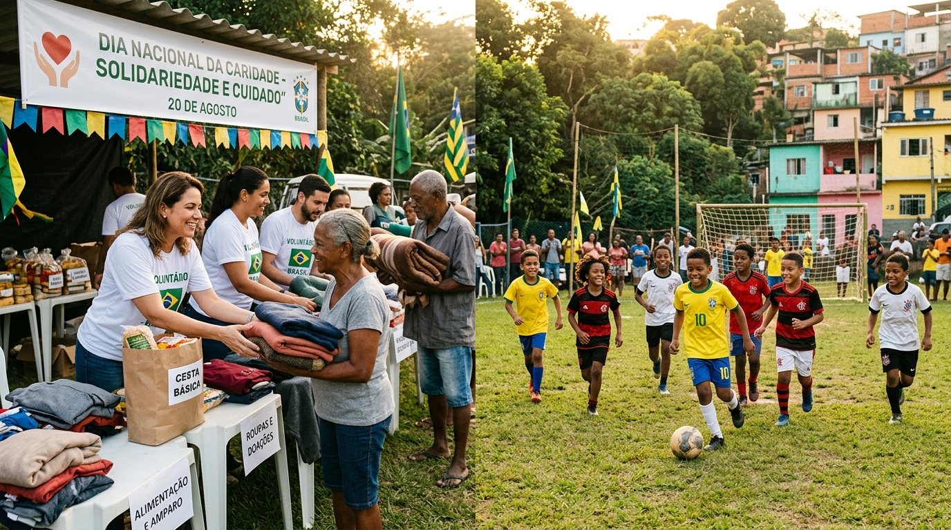 Dia Nacional da Caridade / Dia do Futebol no Brasil