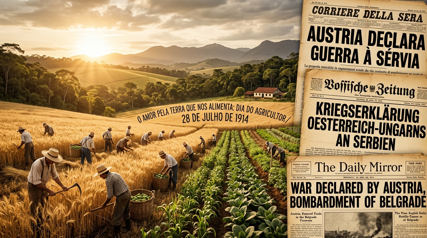 Dia do Agricultor / Início da Primeira Guerra Mundial (1914)