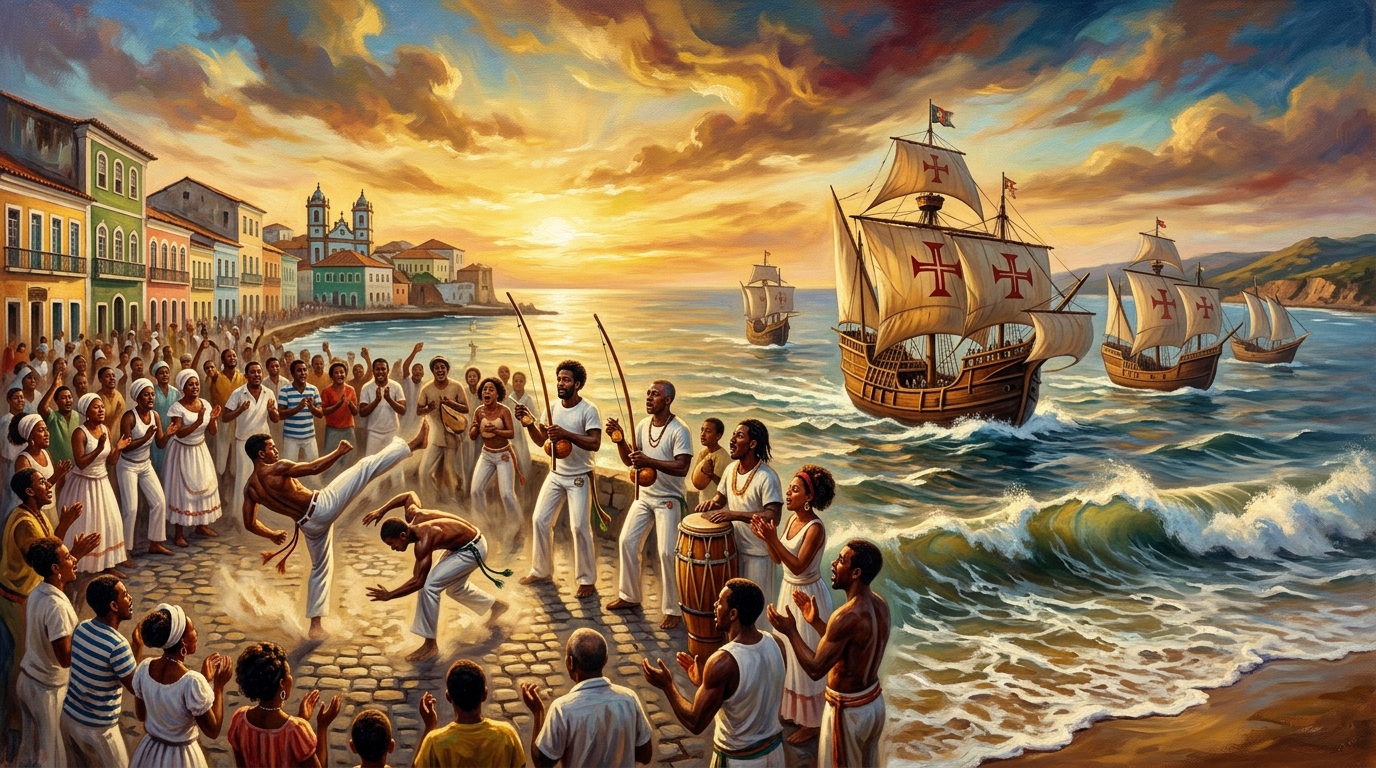 Dia do Capoeirista / Cristóvão Colombo parte para a América (1492)
