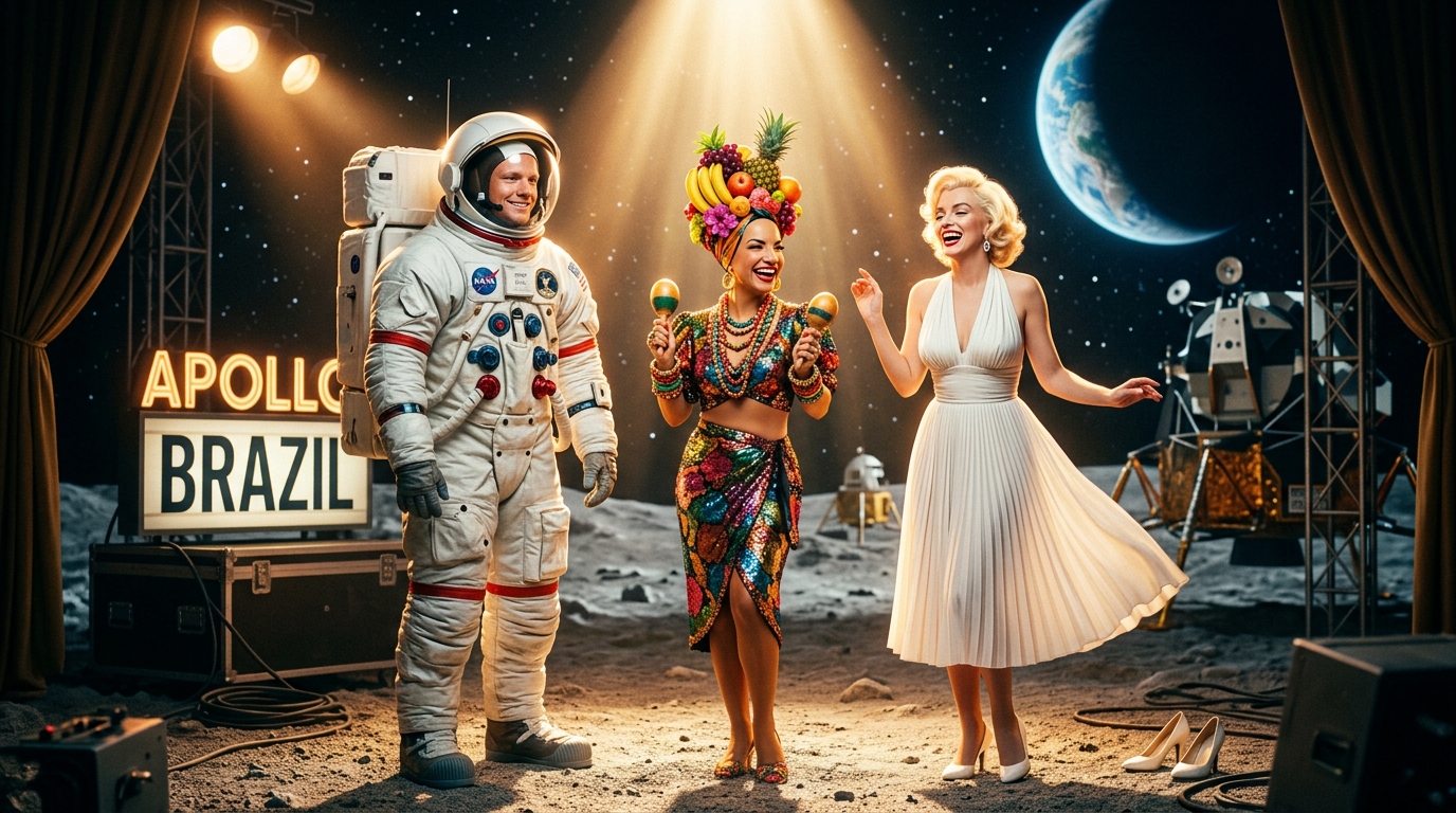 Neil Armstrong (1930) / Carmen Miranda (1955) / Marilyn Monroe (1962)