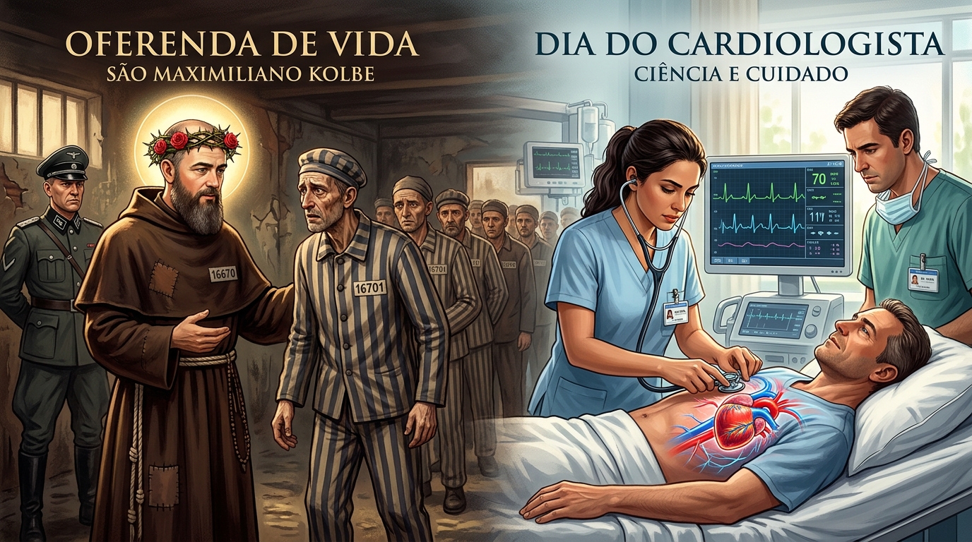 São Maximiliano Kolbe (1894–1941) / Dia do Cardiologista