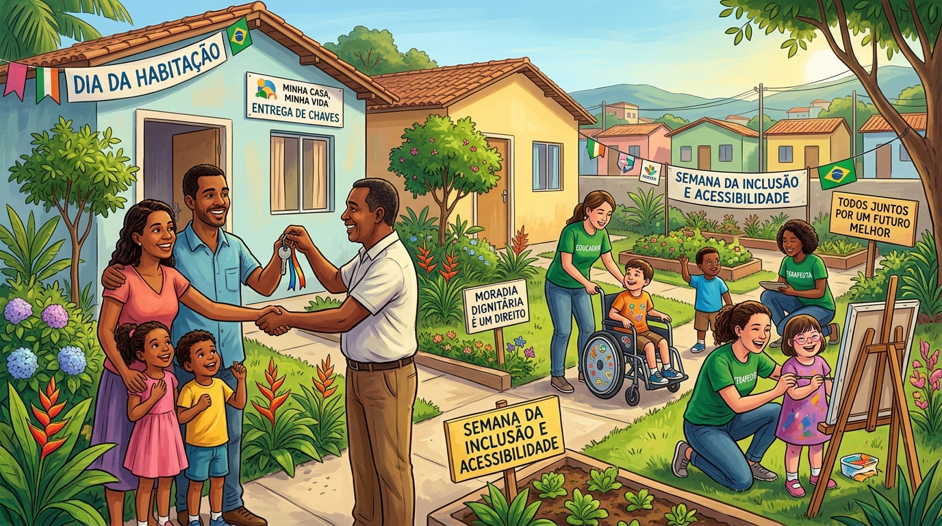 Dia Nacional da Habitação / Semana da Pessoa com Deficiência Intelectual