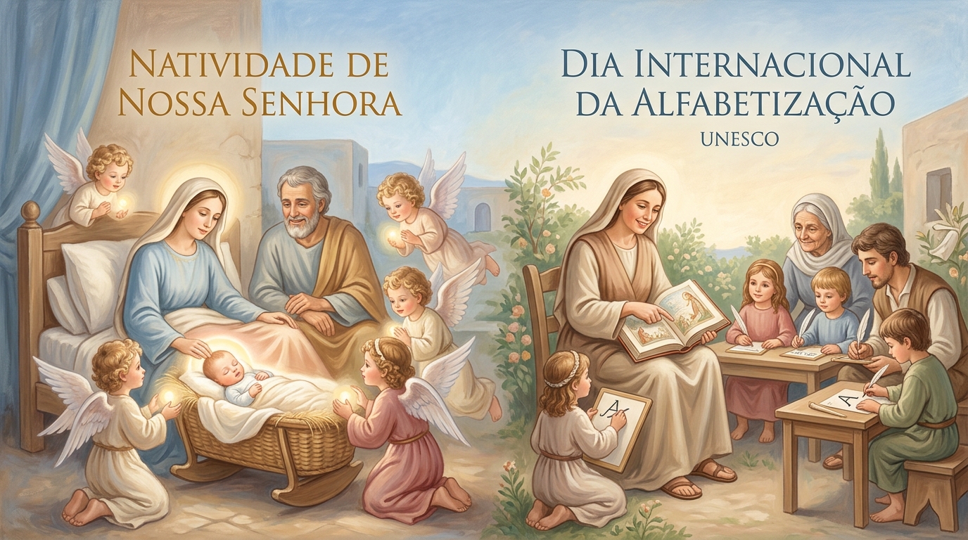 Natividade de Nossa Senhora / Dia Internacional da Alfabetização (UNESCO)