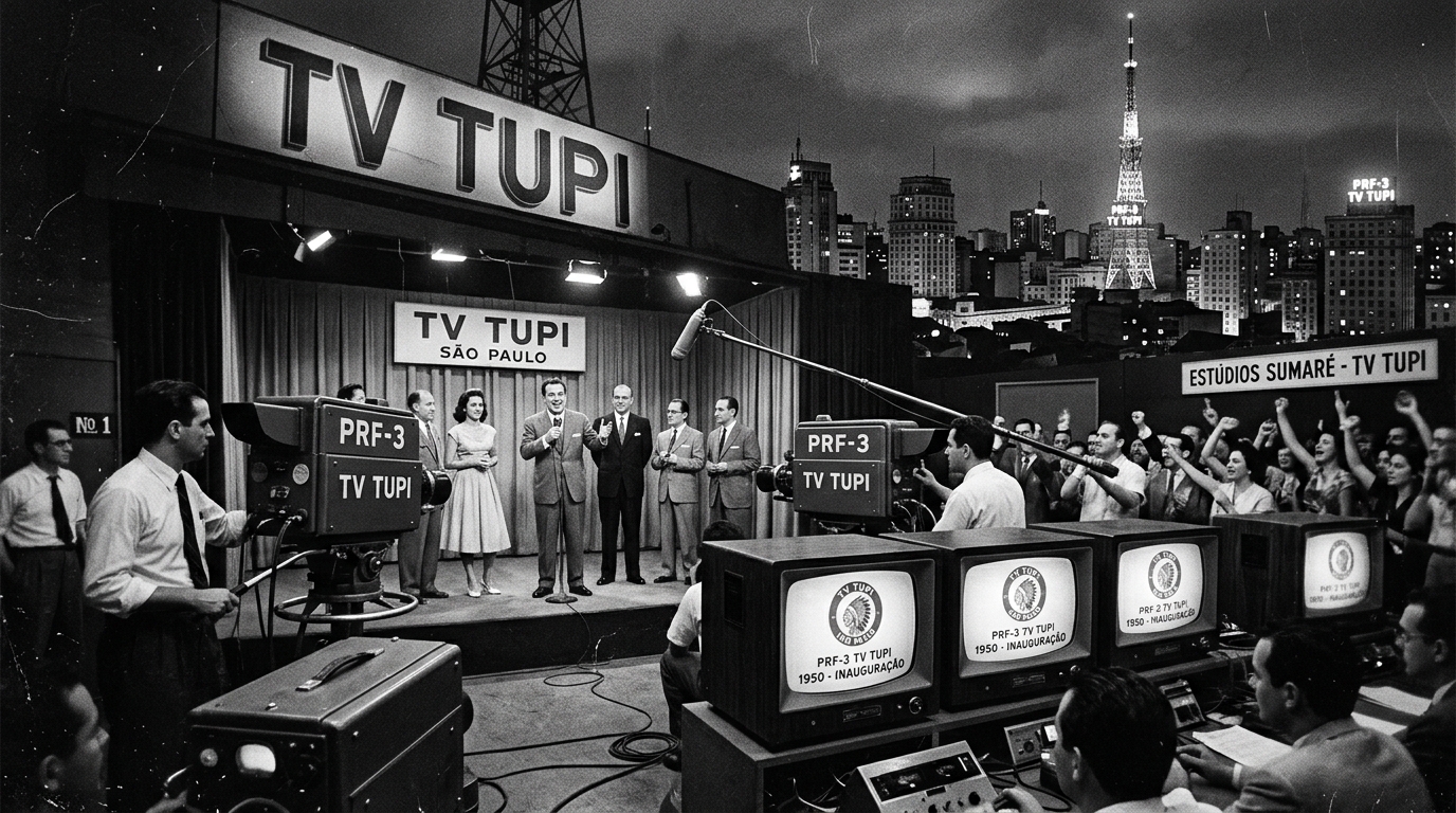 Inauguração da Televisão no Brasil (TV Tupi 1950) / Dia dos Símbolos Nacionais