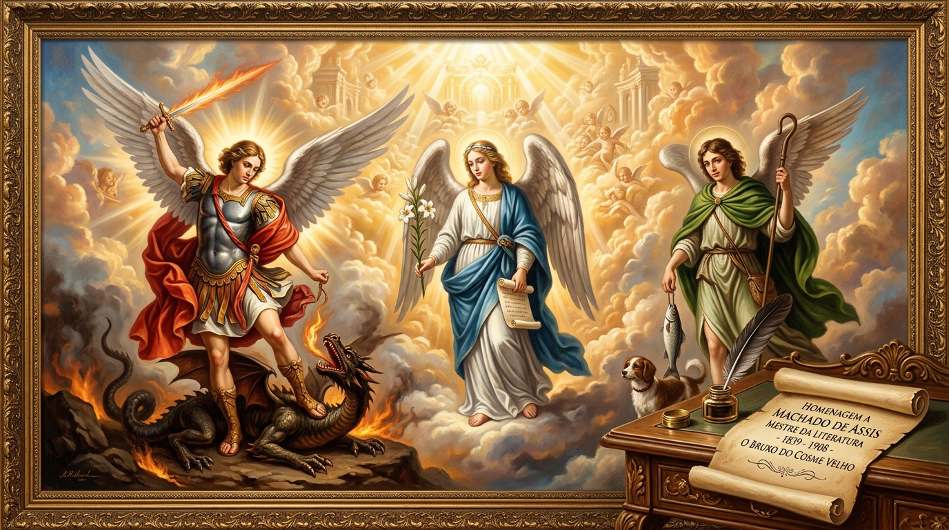 Santos Arcanjos Miguel, Gabriel e Rafael / Machado de Assis (1908)