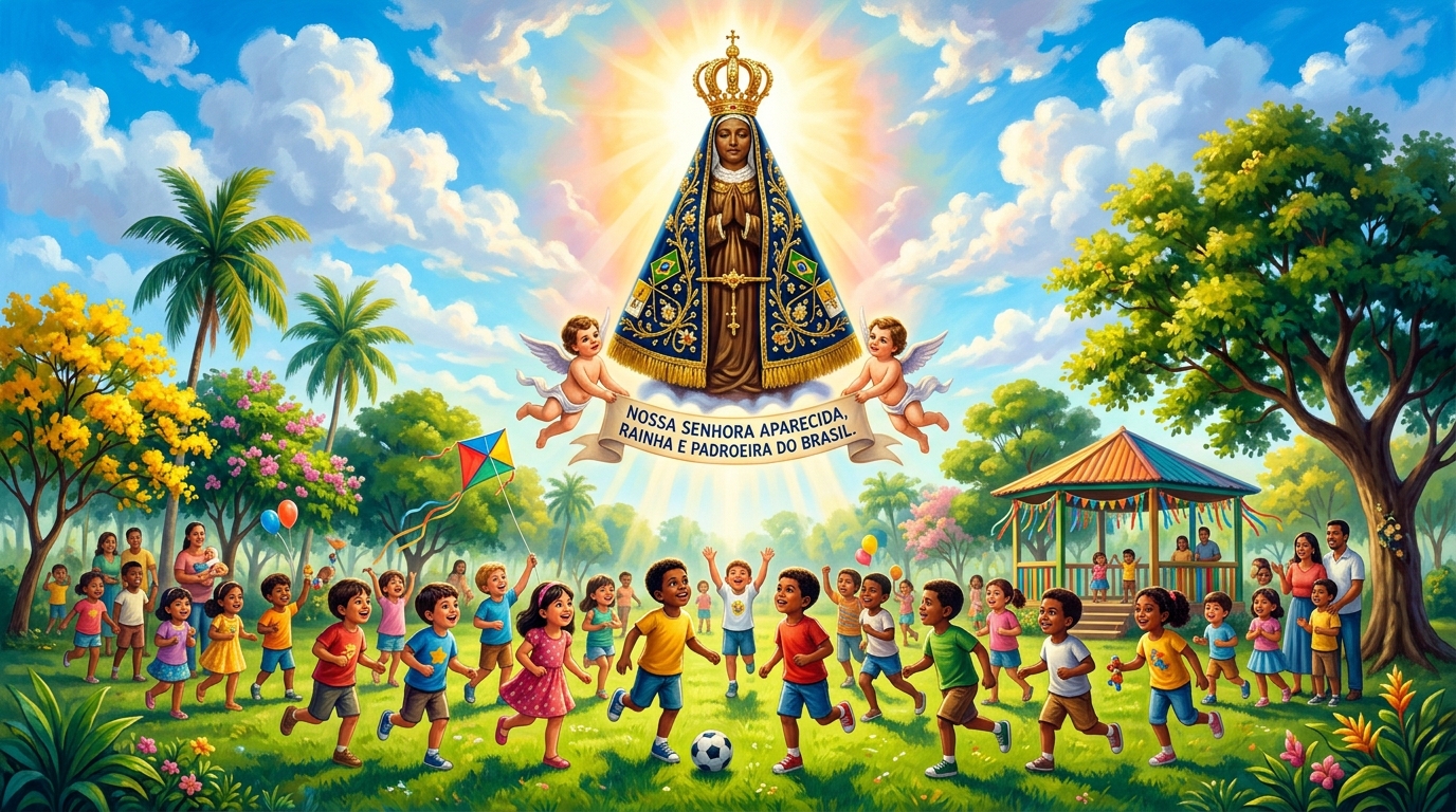 Nossa Senhora Aparecida (Padroeira do Brasil) — Feriado Nacional / Dia das Crianças