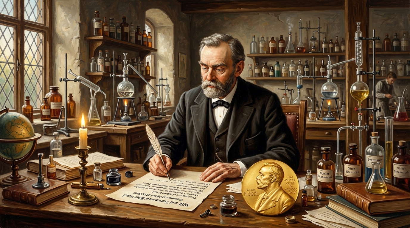 Nascimento de Alfred Nobel (1833) / Dia do Podcast