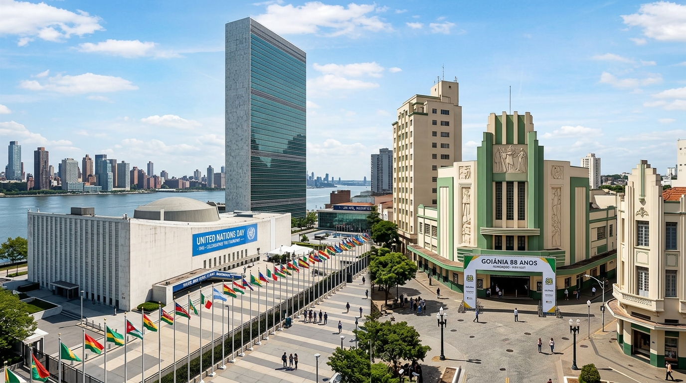 Criação da ONU (1945 - Dia das Nações Unidas) / Aniversário de Goiânia (1933)