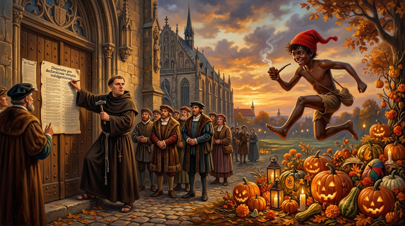Dia da Reforma Protestante (1517) / Dia das Bruxas (Halloween) / Dia do Saci