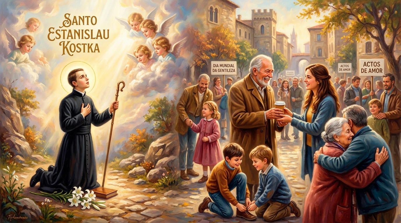 Santo Estanislau Kostka / Dia Mundial da Gentileza