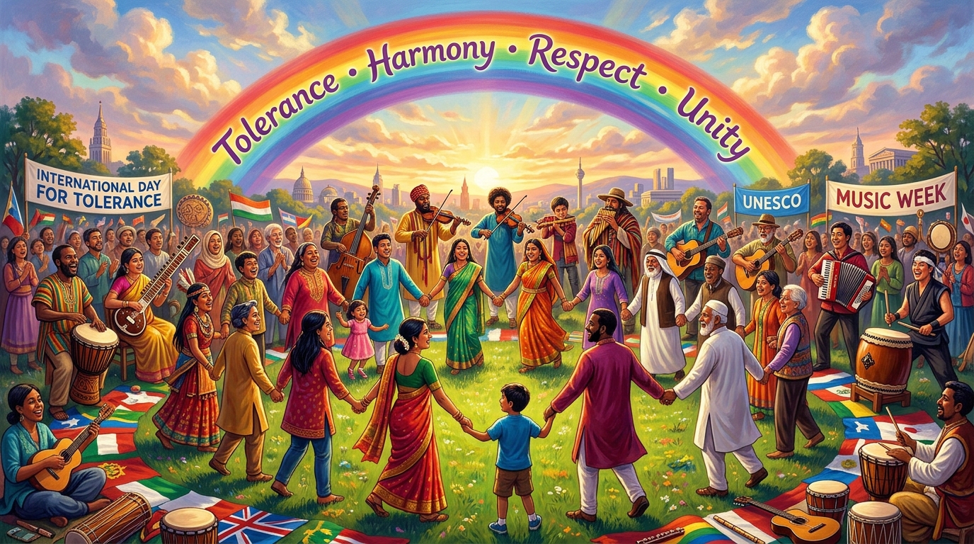 Dia Internacional da Tolerância / Semana da Música