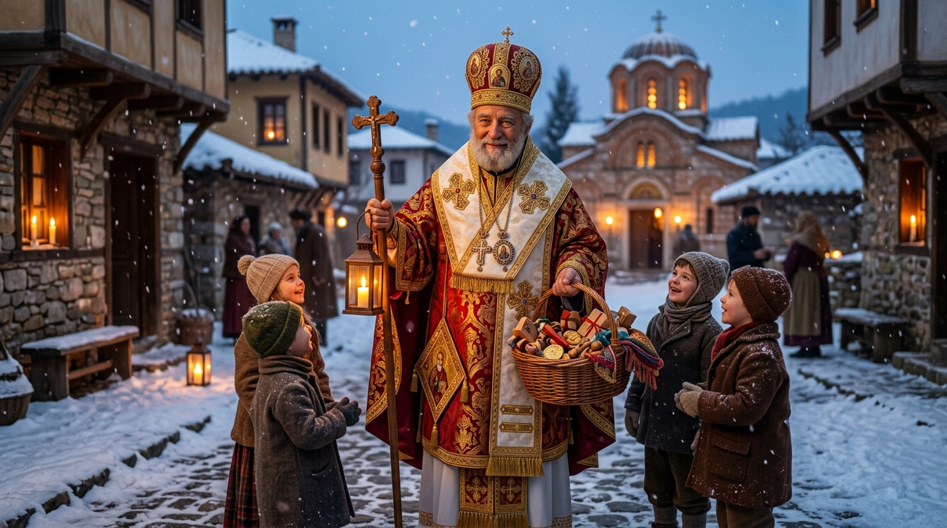 São Nicolau de Mira (Origem do Papai Noel)