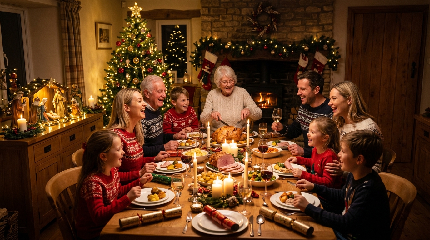 Véspera de Natal (Noite Feliz e Ceia em Família)