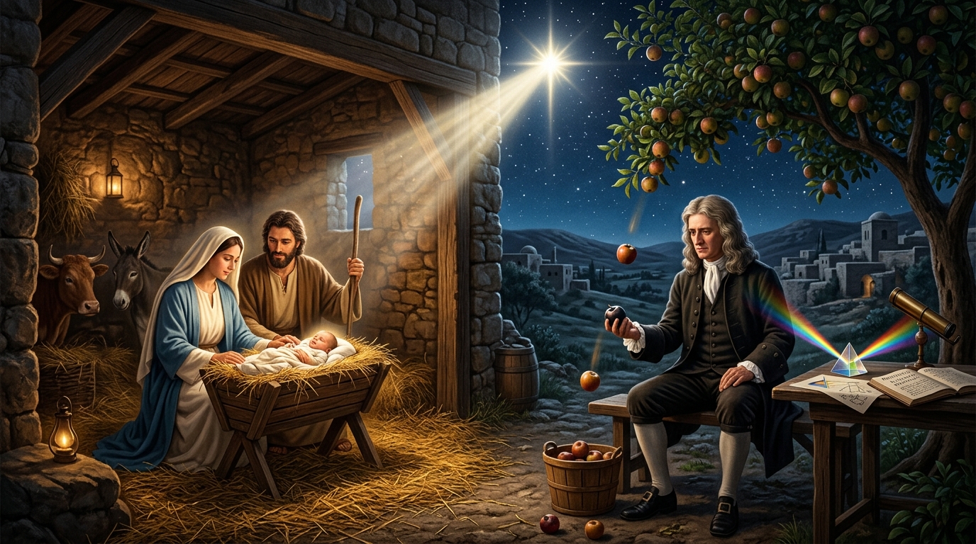 Natal do Senhor (Feriado Nacional) / Isaac Newton